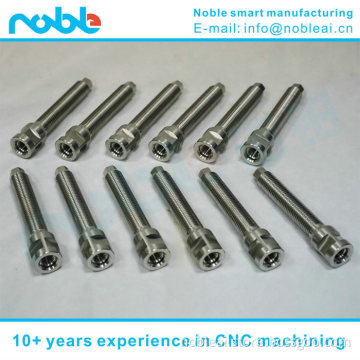 CNC machined stainless steel industrial robot components